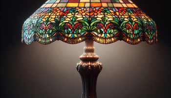 Lampes tiffany carré de table