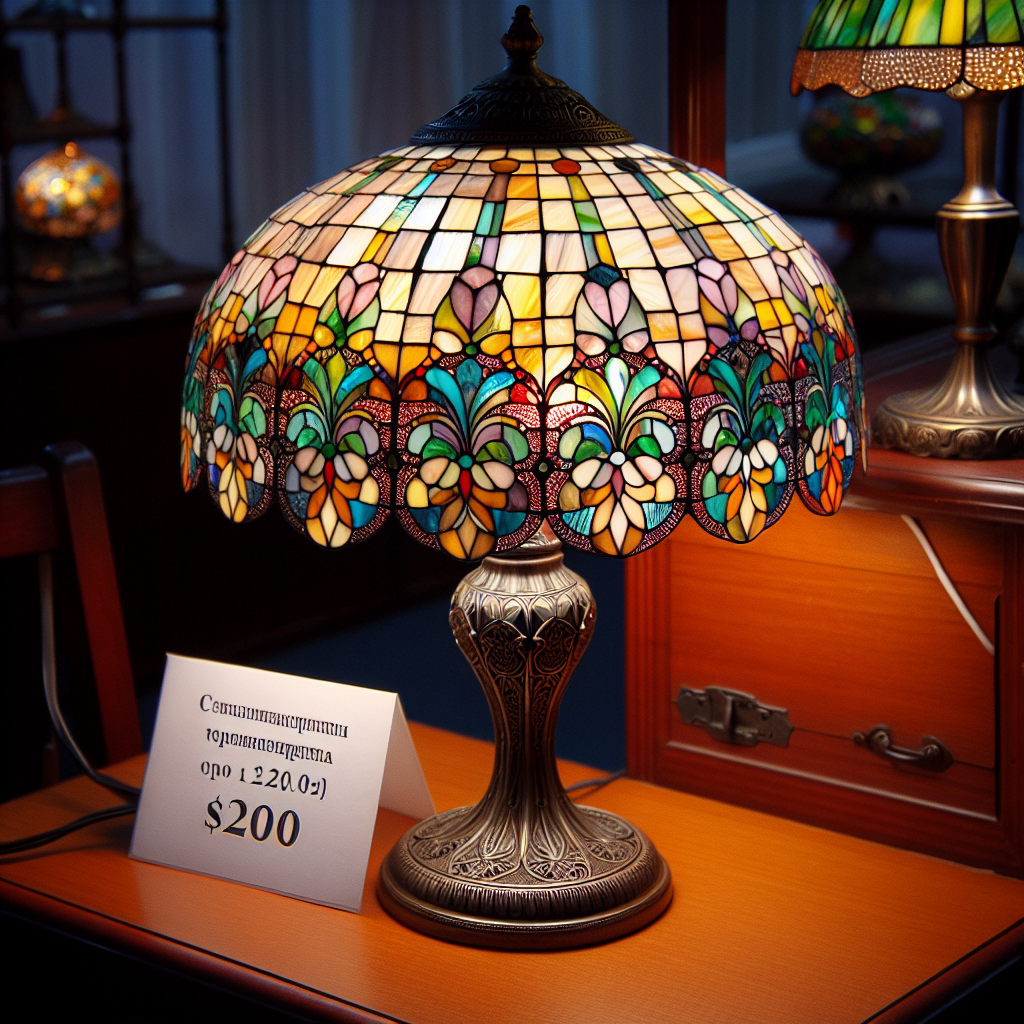 Lampe Tiffany prix