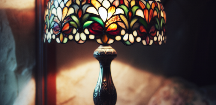 Lampes tiffany chevet