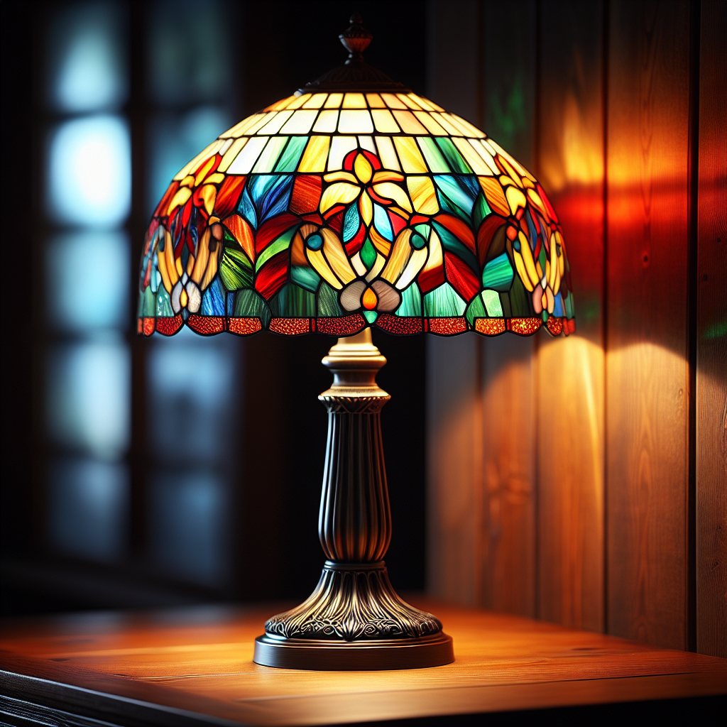 Tiffany-Lampen Tischsäule