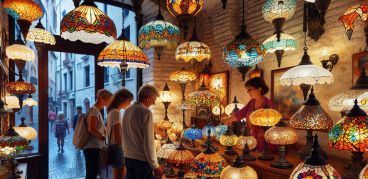Lampes tiffany boutique sur lille