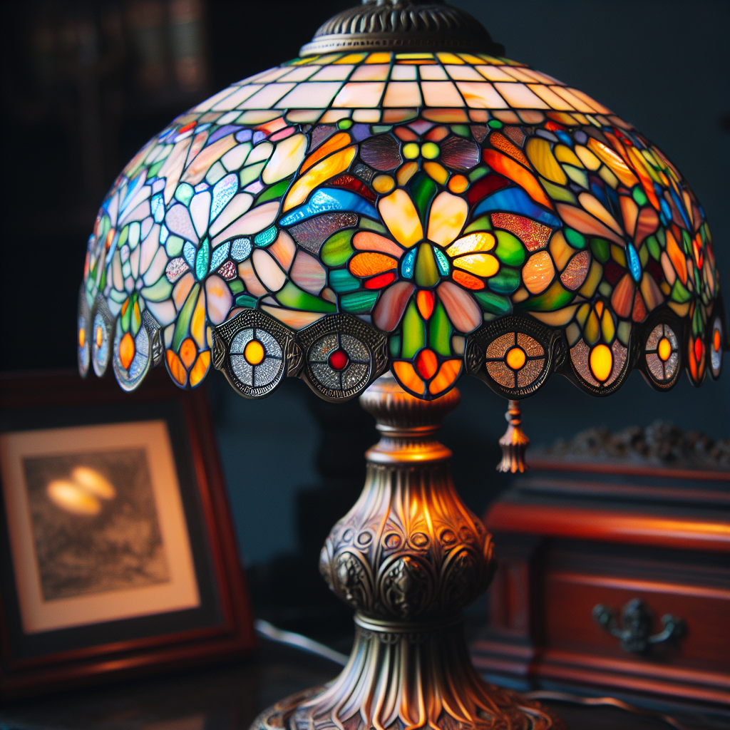 Lampes tiffany antiquité